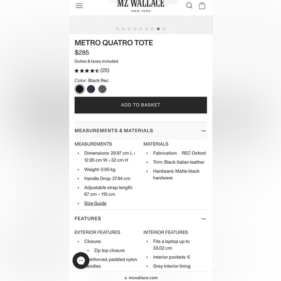 MZ WALLACE METRO QUATRO TOTE - Picture 16 of 16